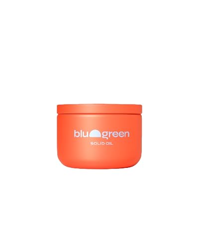 BLU & GREEN Solid Hair Oil for Multiuse Styling & Finishing - Tames Frizz & Controls Flyaways - Adds Definition & Shine - Shea Butter & Avocado Oil Beauty & Personal Care BLU & GREEN