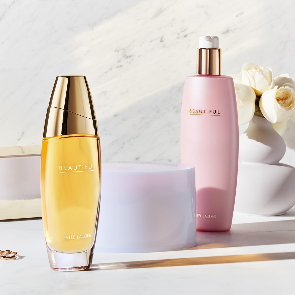 Estée Lauder Beautiful Eau de Parfum Spray with Notes of Rose, Lily, Tuberose & Orange Flower | Perfumes for Women, 5.0 Fl Oz Beauty & Personal Care Estée Lauder