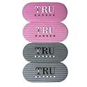 TRU BARBER HAIR GRIPPERS ® 2 COLORS BUNDLE PACK 4 PCS for Men and Women - Salon and Barber, Hair Clips for Styling, Hair holder Grips (Gray/Pink). Beauty & Personal Care TRU BARBER