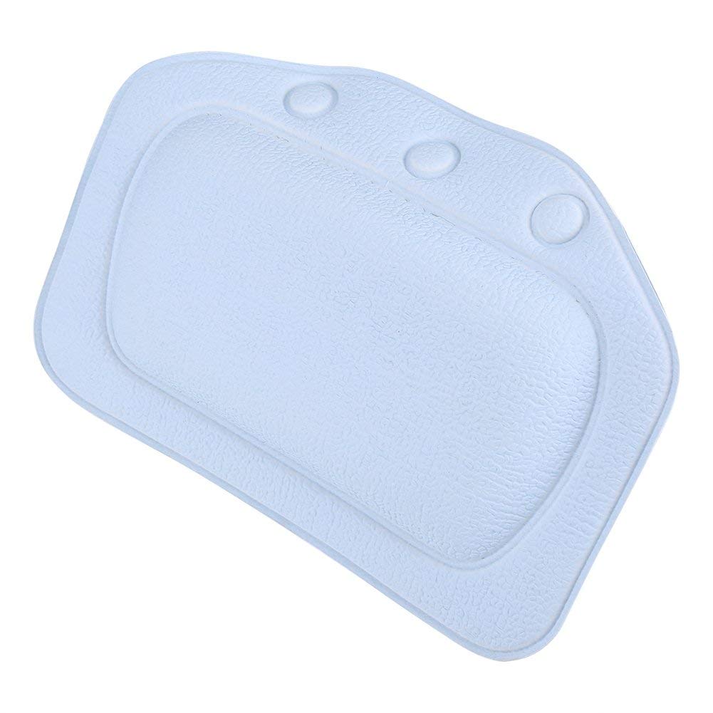 Bath Pillow and Spa Pillow Anti-Slip Tub Headrest Neck Back Cushion, Ergonomic Spa Back Support(Blue) Beauty and Personal Care Aramox