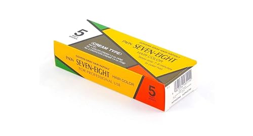 Paon Seven-Eight Permanent Hair Color Kit 5 Matt Brown by N'iceshop Beauty & Personal Care PAON