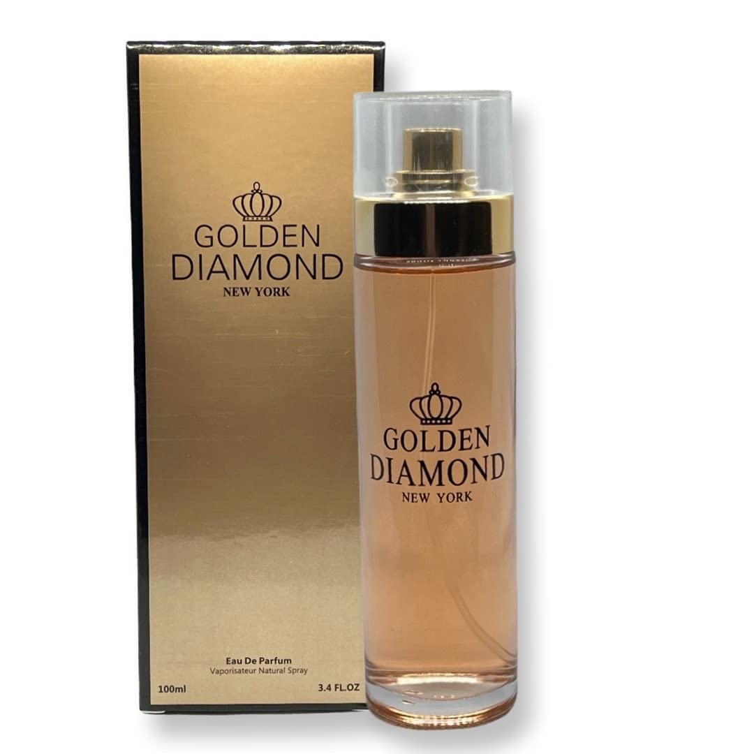 Secret Plus Golden Diamond Eau de Parfum for Women 3.4 Fl Oz Floral Classic Fragrance Beauty & Personal Care Secret Plus