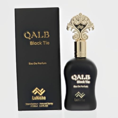 LUNICHE Qalb Black Tie For Unisex - 3.4 Oz Eau De Parfum Spray Beauty & Personal Care LUNICHE