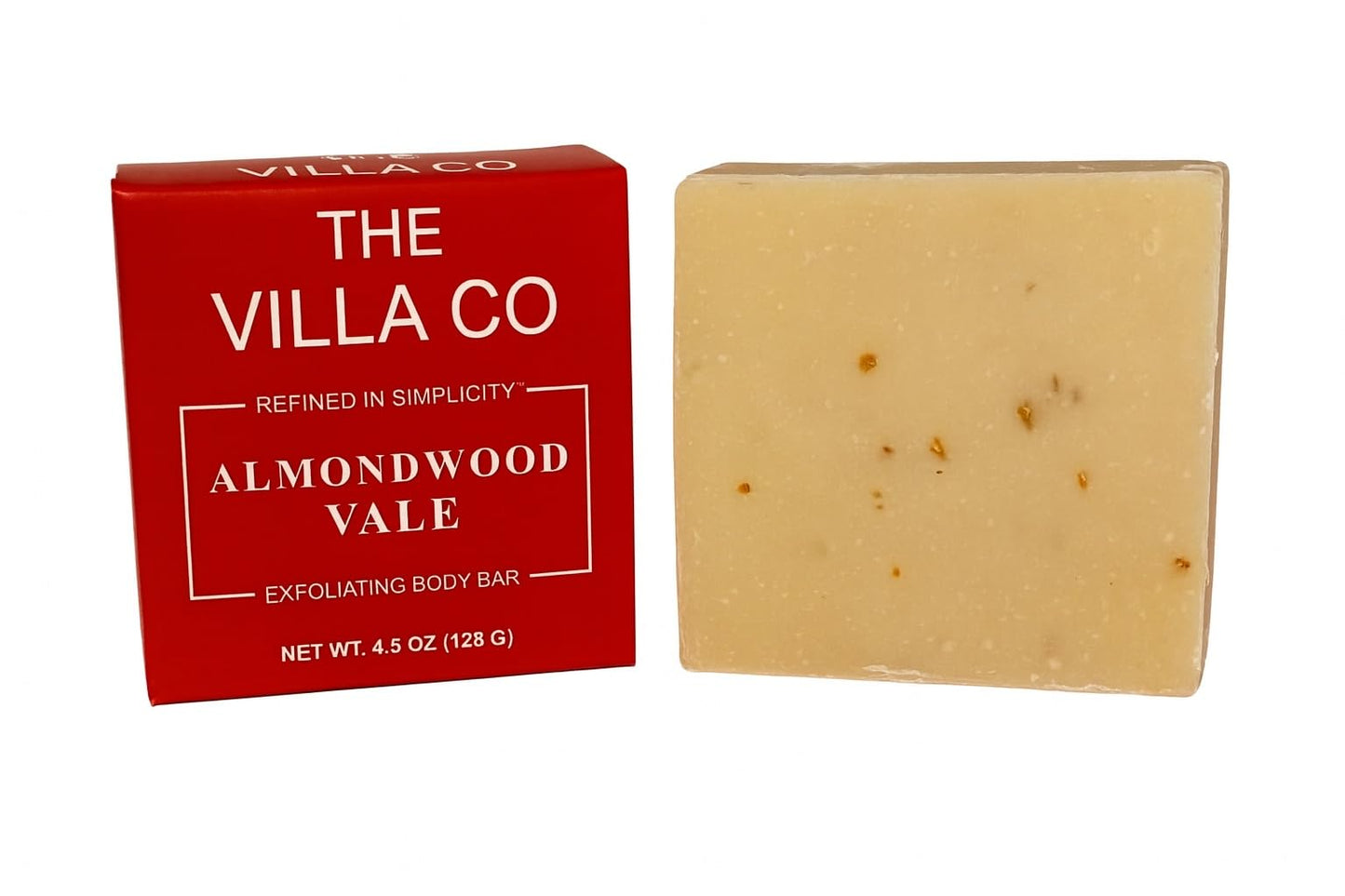 The Villa Co - Almondwood Vale | 4.5oz Exfoliating Body Bar for Women & Men | Artisan Made in USA | Natural Ingredients Beauty & Personal Care The Villa Co