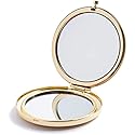 MIHAGUTY Magnifying Compact Mirror for Purses with 2 x 1x Magnification, Folding Mini Pocket Double Sided Travel Makeup Mirror,Perfect for Purse Beauty & Personal Care MIHAGUTY