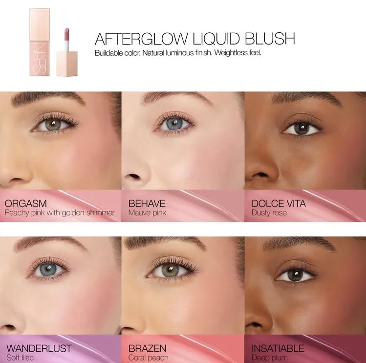 Afterglow Liquid Blush - Wanderlust by NARS for Women - 0.23 oz Blush