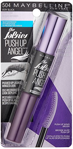 Maybelline The Falsies Push Up Angel Waterproof Mascara, Lengthening and Curling Make Up Formula, Very Black, 1 Count Beauty & Personal Care MAYBELLINE