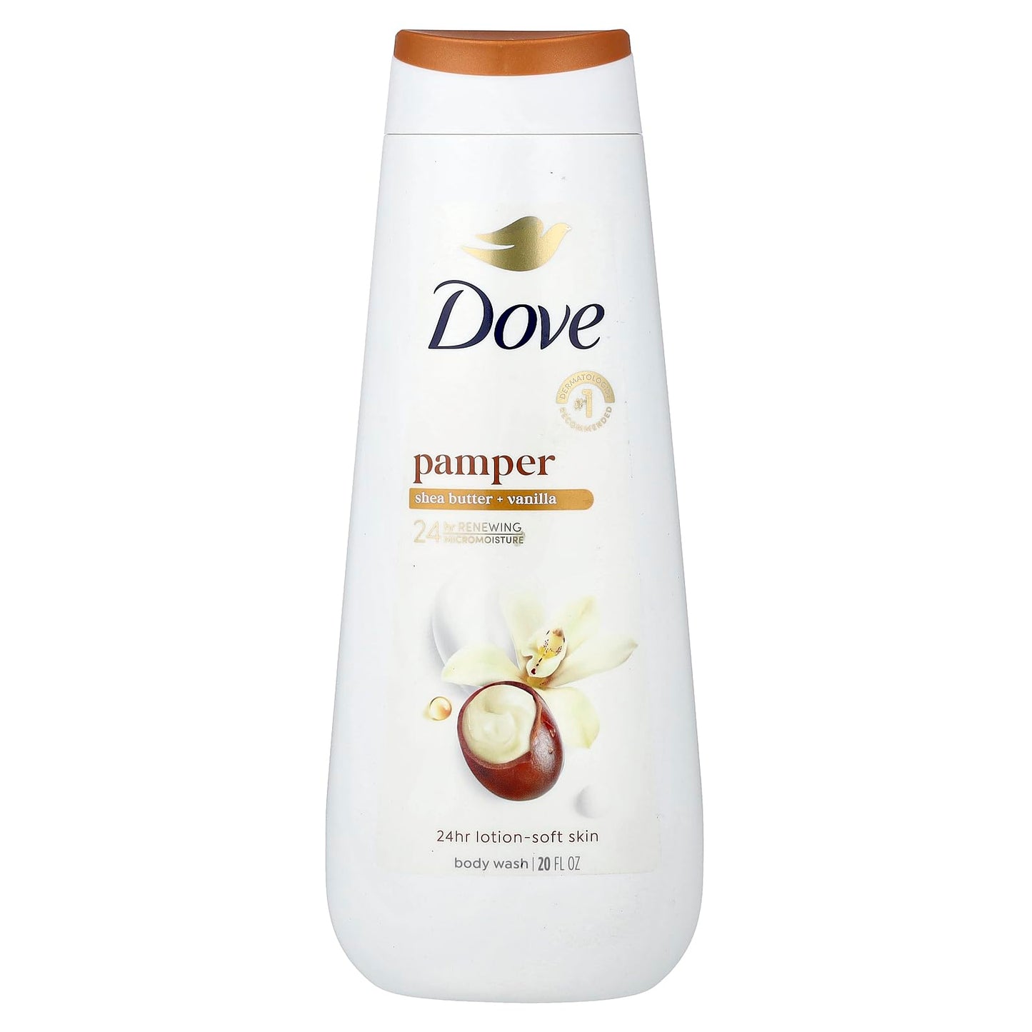 Dove Purely Pampering Nourishing Body Wash, Nutrium Moisture, Shea Butter with Warm Vanilla 20 oz Beauty & Personal Care Dove