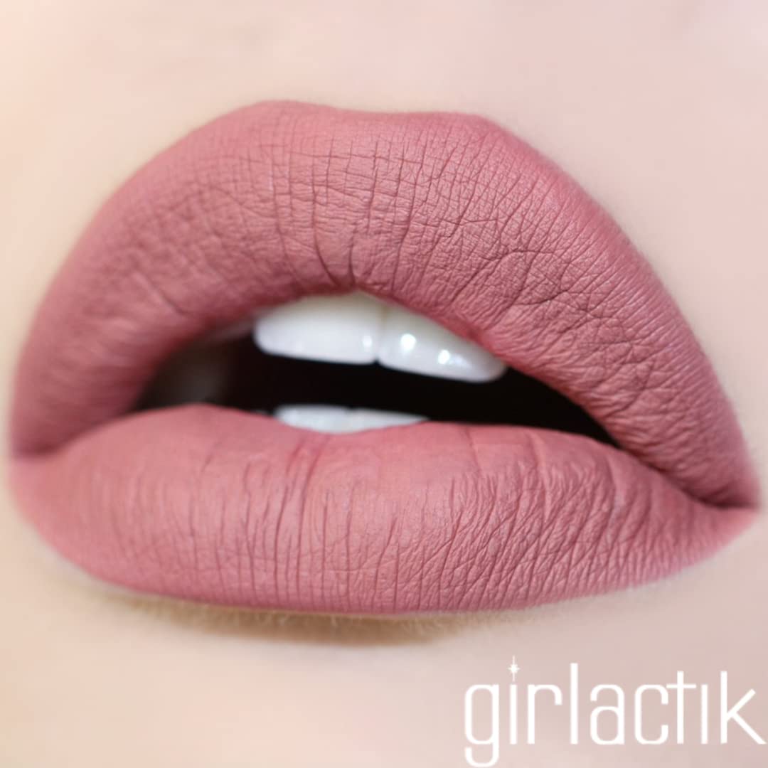 Girlactik Long Lasting Matte Lip Paint Liquid Lipstick in Allure- Long wearing, Smooth Application, Pigmented, Non-Crack Formula, Lightweight, 7.5 ml Beauty & Personal Care Girlactik