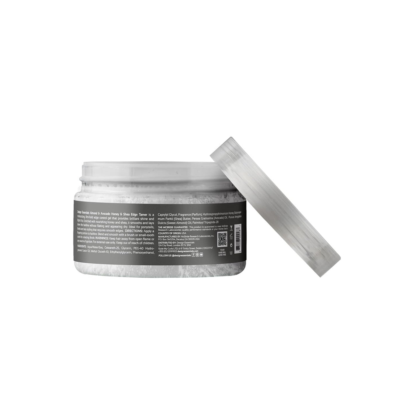 Design Essentials Natural Honey & Shea Edge Tamer Hair Gel, Clear, 2.3 Oz Beauty & Personal Care Design Essentials