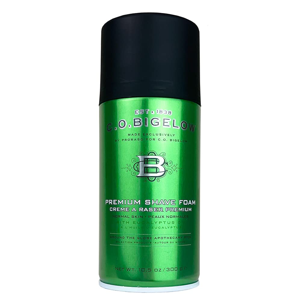 C.O. Bigelow Shaving Foam, 5.2 oz Mens Shaving Cream, Shave Foam for Men with Eucalyptus Oil for All Skin Types Beauty & Personal Care C. O. Bigelow