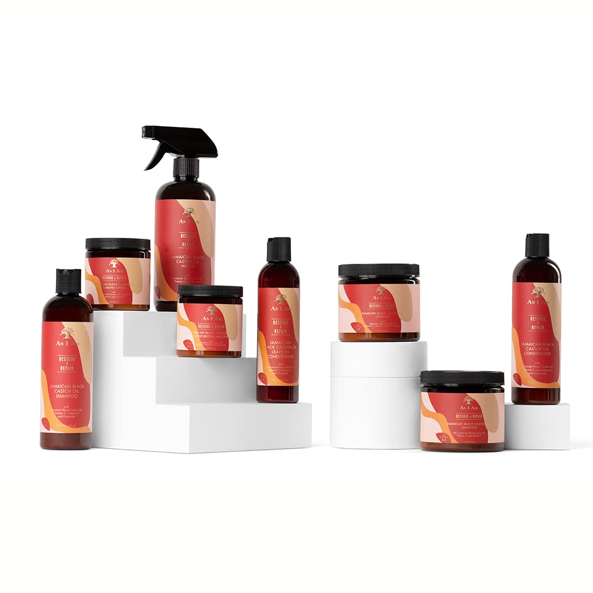 As I Am JBCO Water 16 oz - Nano Curl Strengthener - Moisturizes and Detangles - Anti-Frizz - Increases Fiber Strength - Enriched with Jamaican Black Beauty & Personal Care As I Am