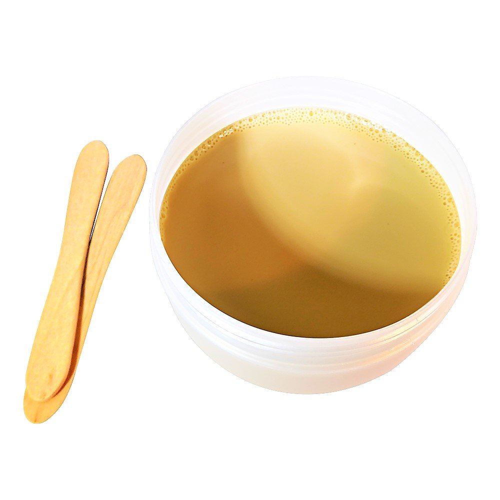 Waxness Microwave Stripless Hard Wax Kit 8.45 oz (250 ml) - White Tea Cream Wax with Coconut Oil, No Strips Needed, Easy At-Home Hair Removal - Made Beauty and Personal Care Waxness