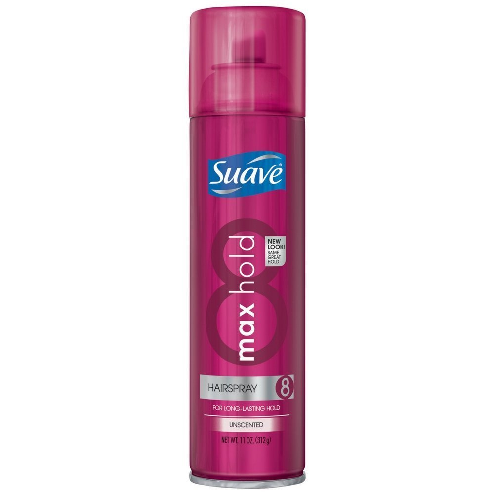 Suave Max Hold Unscented Hair Spray, Aerosol - 12 Pack Beauty & Personal Care Suave