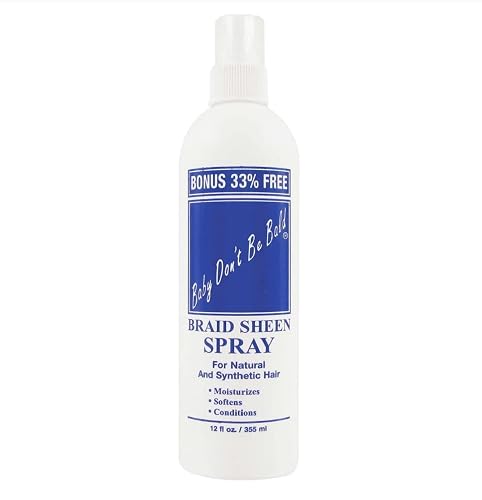 Baby D;Be Bald Braid Sheen Spray, 12 Oz. Beauty & Personal Care Baby Don't Bald