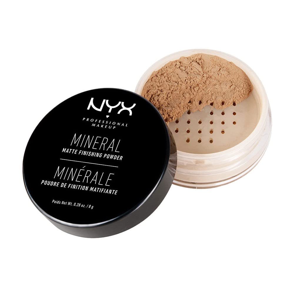 NYX PROFESSIONAL MAKEUP Mineral Matte Finishing Powder, Loose Setting Powder - Medium/Dark Beauty & Personal Care NYX PROFESSIONAL MAKEUP