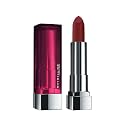 Maybelline Color Sensational Lipstick, Lip Makeup, Matte Finish, Hydrating Lipstick, Nude, Pink, Red, Plum Lip Color, Burgundy Blush, 1 Count Beauty & Personal Care MAYBELLINE