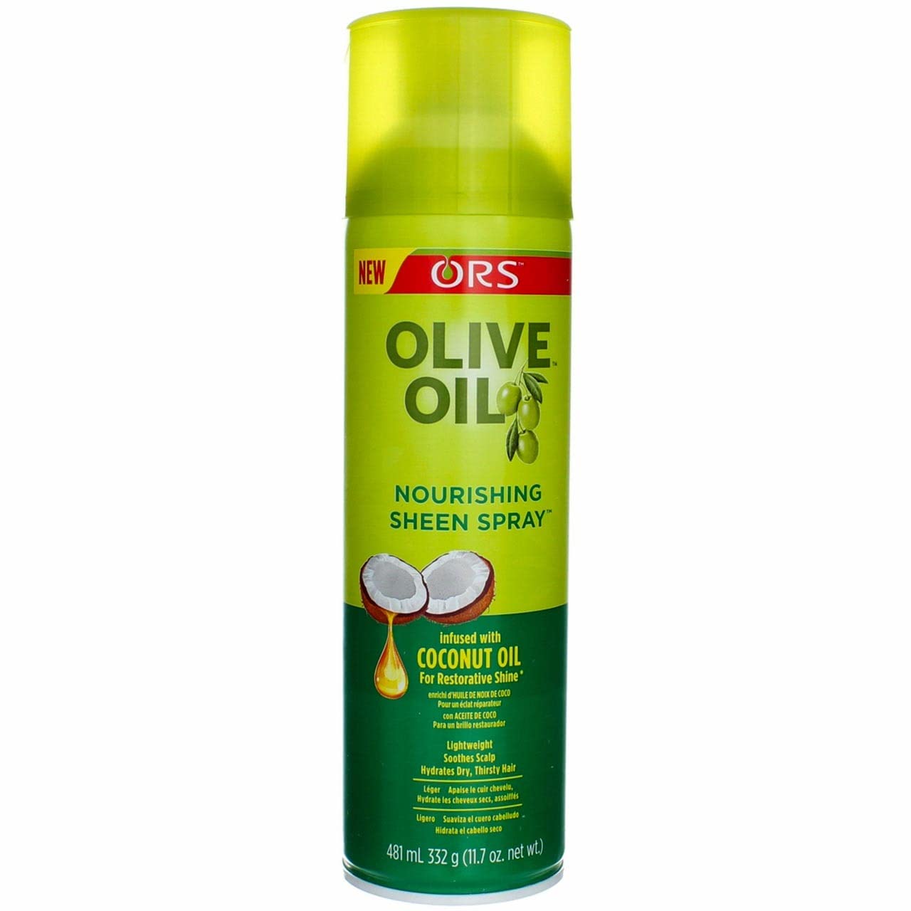 Ors Olive Oil Sheen Nourishing Spray With Coconut Oil 11.7 Ounce (346ml) (2 Pack) Beauty & Personal Care ORS