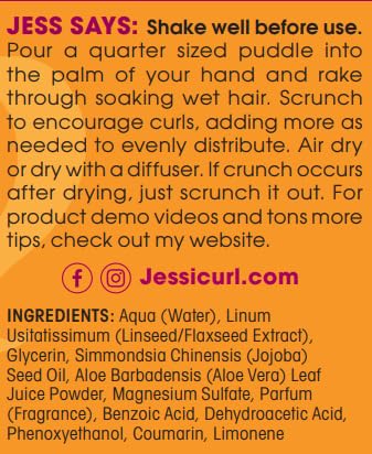 Jessicurl, Rockin' Ringlets Styling Potion, Island Fantasy, 2 Fl oz. Curl Enhancer with Flaxseed Extract, Curl Defining Styler for Curly Hair Beauty & Personal Care Jessicurl