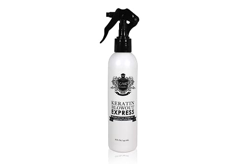 CMR COSMETICS Keratin Blowout Express Hair Smoother- CitrusScented Frizz Control & Shine for All Hair Types, Salon-Quality Straightening at Home, 8oz Beauty & Personal Care CMR Cosmetics
