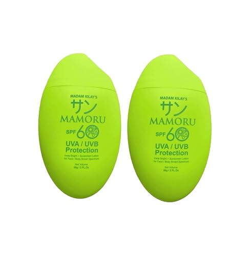 2 Packs Madam Kilay's Mamoru SPF 60 UVA/UVB Protection - 50g each Beauty & Personal Care Madam Kilay