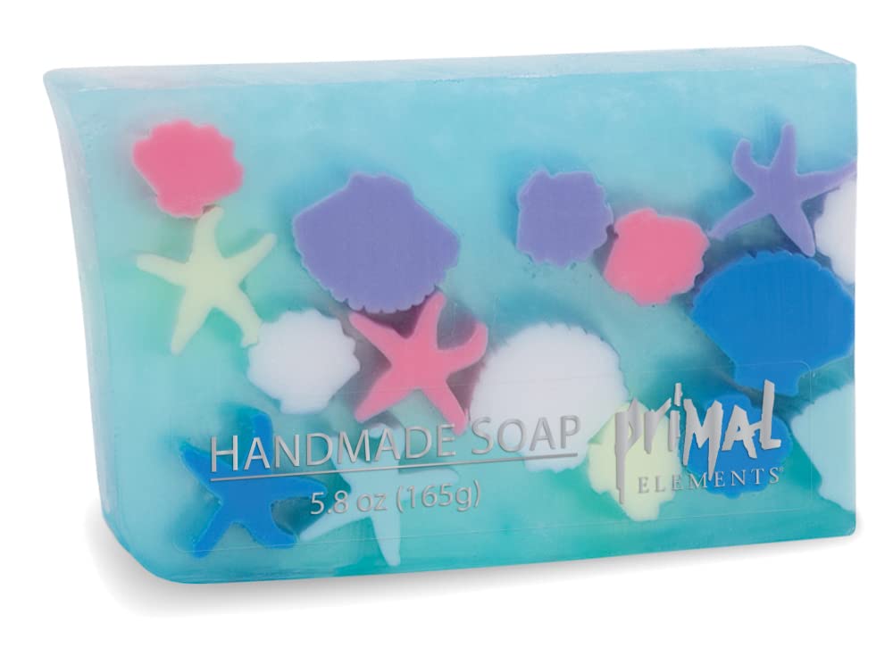 Primal Elements Wrapped Bar Soap, Seashells & Starfish, 5.8 Ounce Beauty & Personal Care Primal Elements