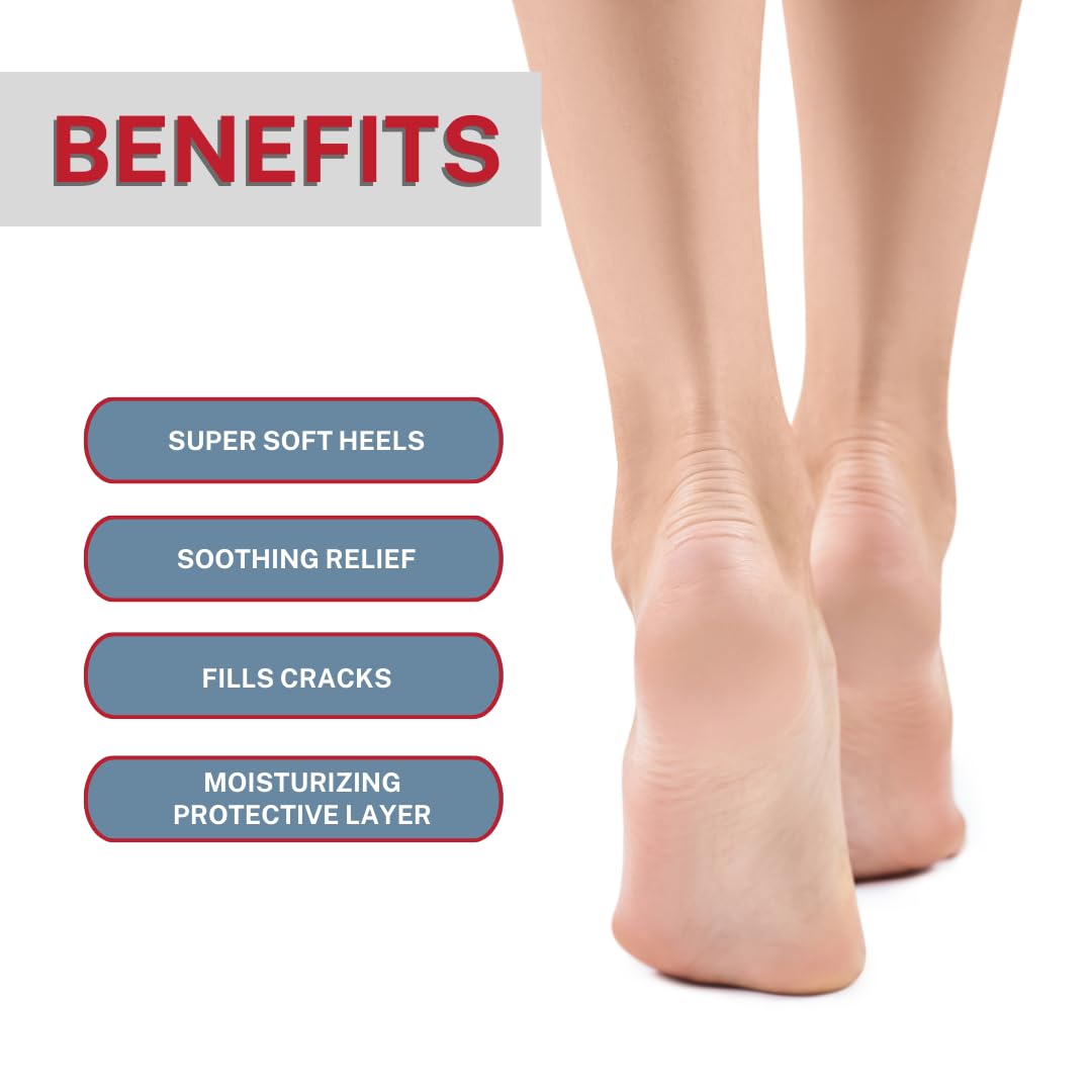 Onyx Professional Cracked Heel Repair Balm Stick for Dry Cracked Feet Treatment, Coconut Scent, 2 pack - Moisturizing Foot Balm, Rolls On, No Mess Beauty & Personal Care Onyx Professional