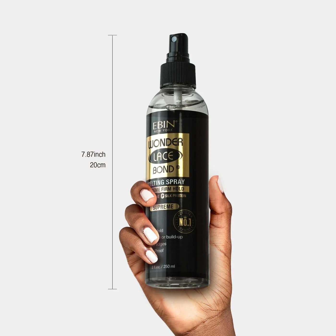 EBIN NEW YORK Wonder Bond Melting Spray 8oz/ 250ml - Extreme Firm Hold (Supreme) | No Reside, Long Lasting Formula with Protecting Edges, Gives Beauty & Personal Care EBIN NEW YORK