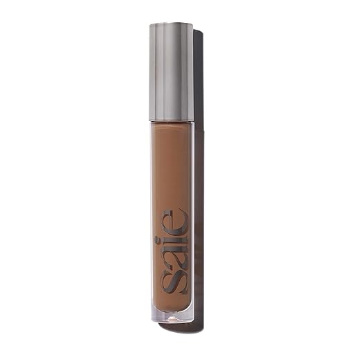 Saie Hydrabeam Under Eye Brightener - Sheer + Hydrating Concealer with Glycerin, Squalane + Cucumber Extract - Brightening Under Eye Concealer + Beauty & Personal Care Saie