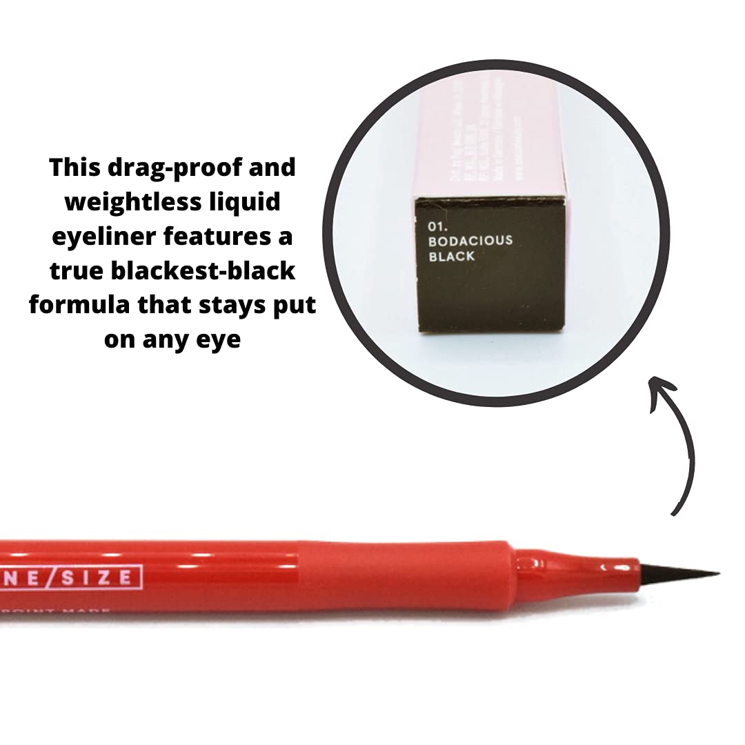 ONE/SIZE by Patrick Starrr Point Made Waterproof Liquid Eyeliner Pen - 24-Hour Longwear, Smudgeproof, Precise Black Makeup Eye Liner, Vegan, Cruelty Beauty & Personal Care One size