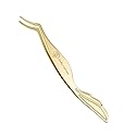 Pretty memory DIY Eyelash Applicator Tool, Curved Eyelash Tweezers for False Lashes, Lash Applicator for Easy Lashes Application and Removal, Gold Beauty & Personal Care Pretty memory