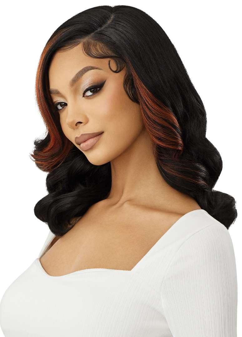Outre Lace Front Wig - Perfect Hair Line 13X6 - ReevaWig (DRST SILVER NOIR)