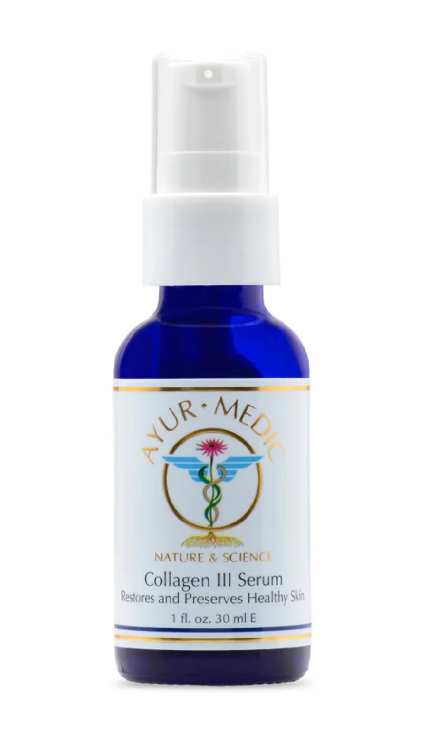 Ayur-Medic Collagen III Serum - Helps to Increase Firmness and Hydration for Mature Skin, Restores and Preserves Skin Balance, Reduces Fine Lines Beauty & Personal Care AYUR MEDIC NATURE & SCIENCE