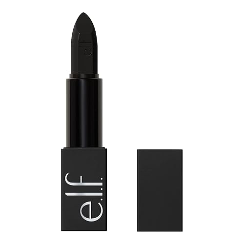 e.l.f. O Face Satin Lipstick, Richly Pigmented, Nourishing & Long-Lasting Creamy Lipstick, Infused With Jojoba, Vegan , Untamed Beauty & Personal Care e.l.f.