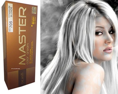 MG705 Hair Colour Permanent Hair Cream Dye Punk Emo Goth Cosplay Silver Titanium Blonde NEW by Dcash Master Beauty & Personal Care Dcash Master