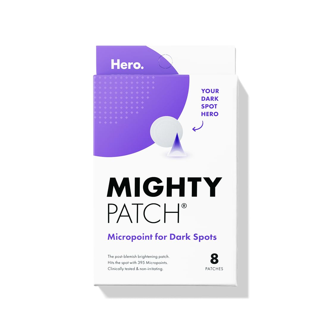 Hero Cosmetics Mighty Patch Micropoint™ for Dark Spots - Post-Blemish Dark Spot Patch with 395 Micropoints, Dermatologist Tested and Non-irritating (8 Beauty & Personal Care Mighty Patch