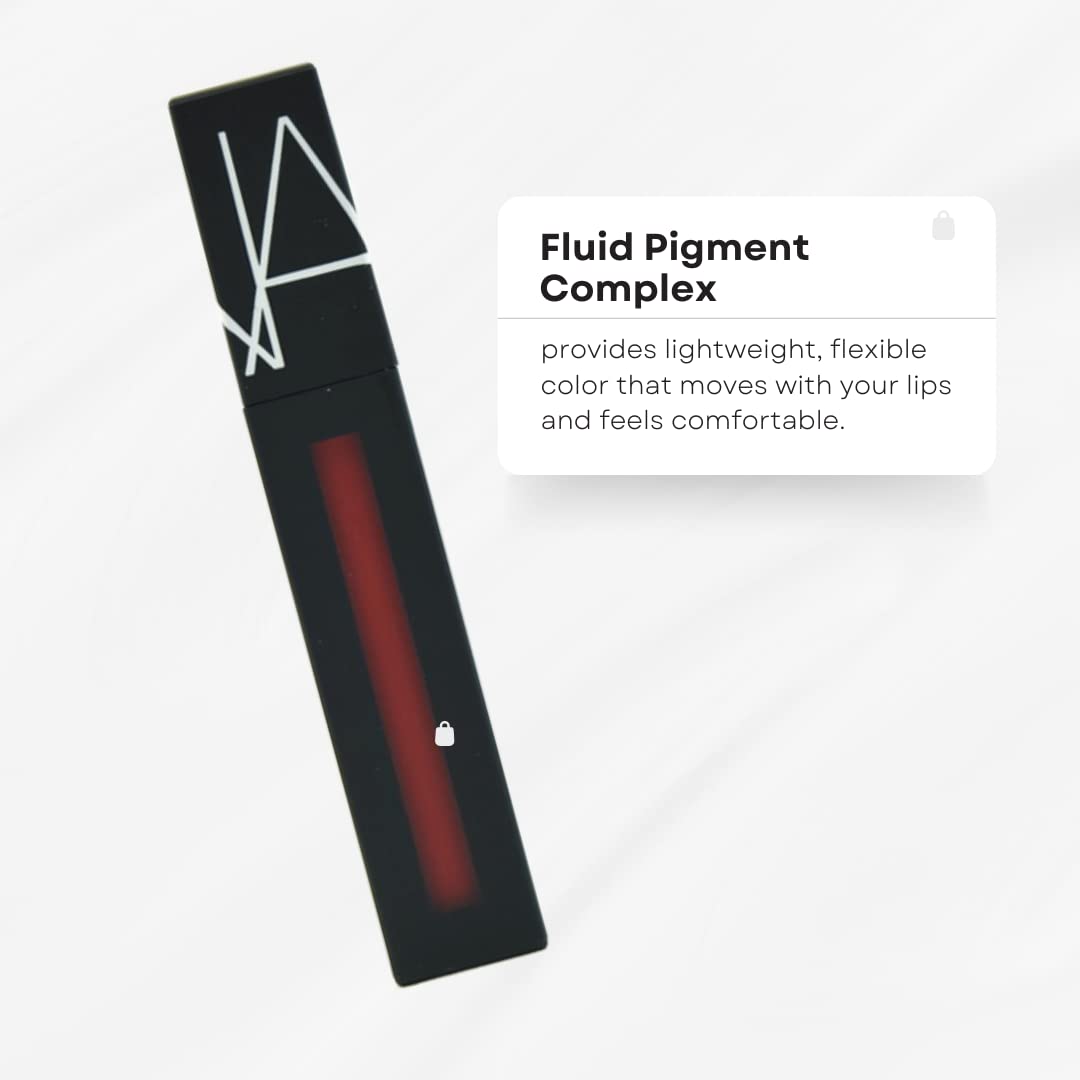 Pigment Lipstick - Don't Stop, Geranium - Weightless, Smudge-Resistant, Long-Lasting, Full Coverage_AB Beauty & Personal Care NARS