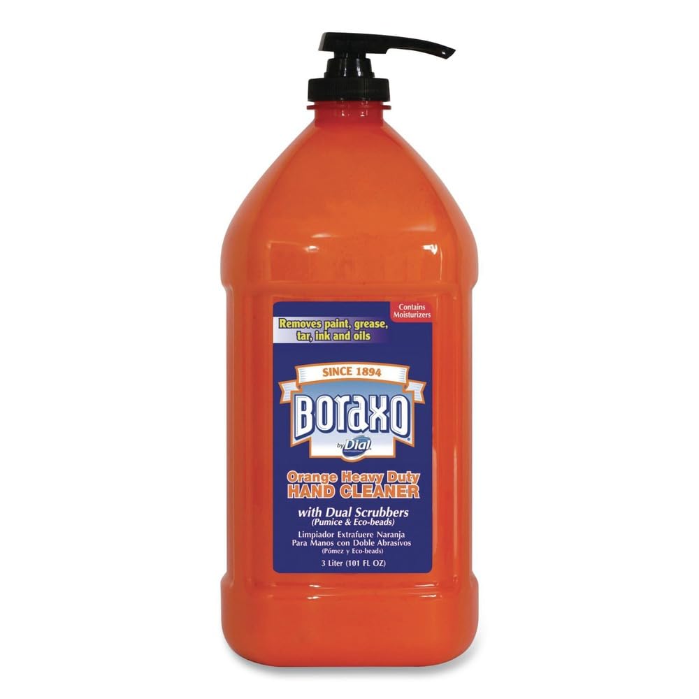 Boraxo 06058 Orange Heavy Duty Hand Cleaner 3 Liter Pump Bottle Beauty & Personal Care Dial