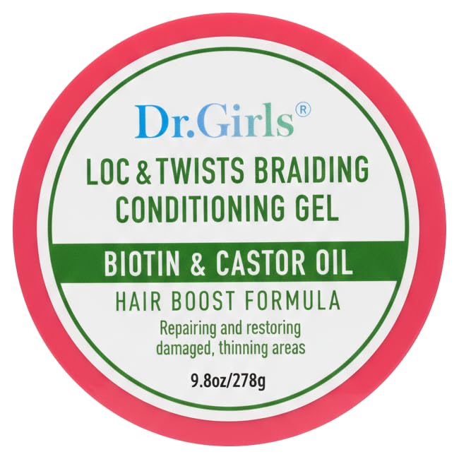 Dr Girls Super Grow Loc & Twists Braiding Conditioning Gel/9.8oz/ Extra Mega Hold (Chebe+Aloe) Beauty & Personal Care R&B Collection