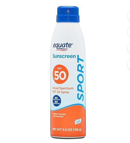 Equate Broad Spectrum SPF 50 Continuous Spray Sport Sunscreen 6oz Compare to Coppertone Sport Beauty & Personal Care Equate