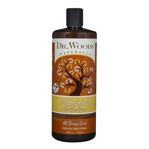Dr. Woods Pure Almond Castile Soap 32 oz (Pack of 2) Beauty & Personal Care Dr. Woods
