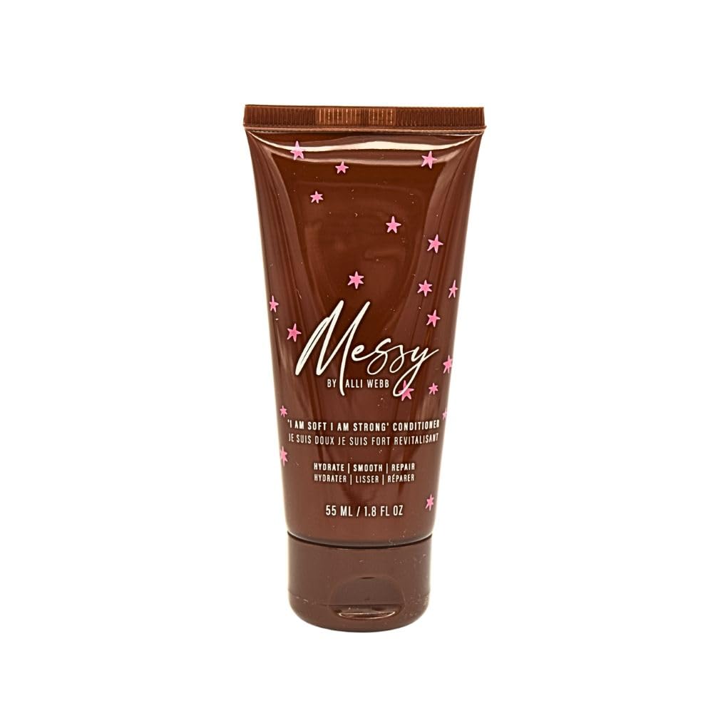 Messy Webb Hot Mess Mini Hair Styling Set for Frizz Control & Hydration, Shampoo + Conditioner + Styling Cream, 5.4 fl oz Total Beauty & Personal Care Messy by Alli Webb