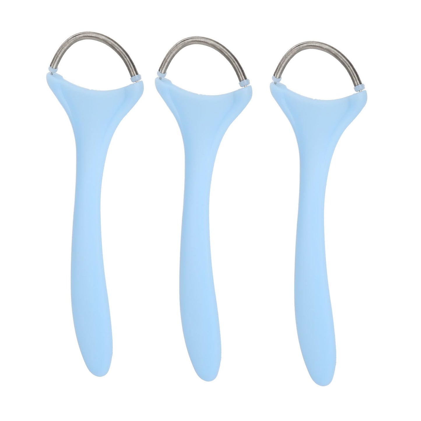 3 PCS Spring Facial Hair Remover for Women Gentle Spring Facial Threading Epilator Long Handle Stainless Steel Coil Beauty and Personal Care Uxsiya