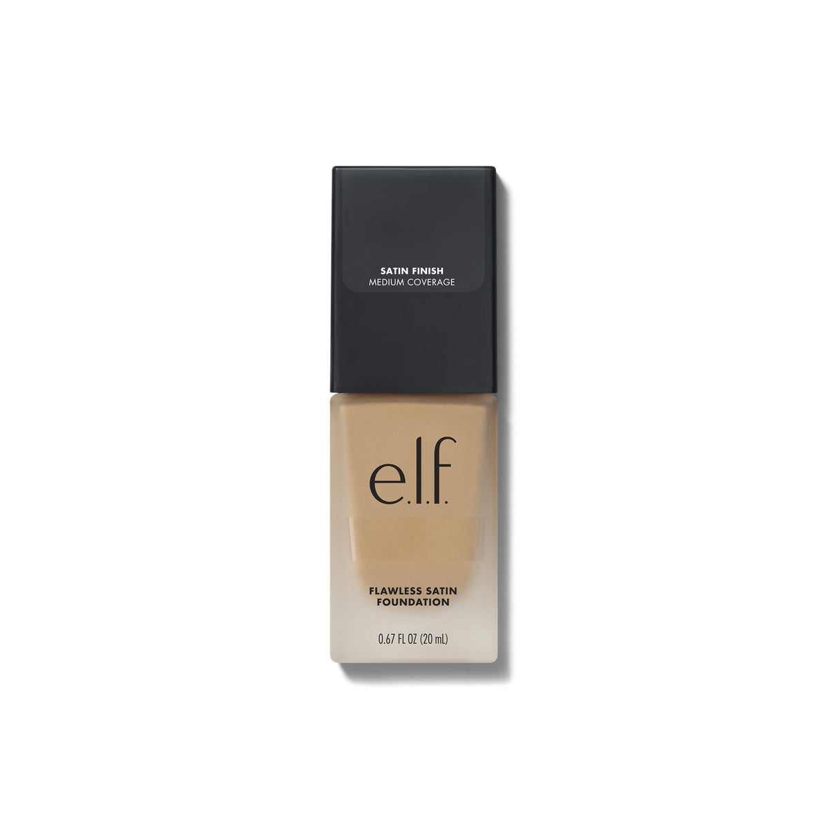 e.l.f. Flawless Satin Foundation, Lightweight & Medium Coverage, Semi-Matte Finish, Vegan , Vanilla, 0.68 Fl Oz (20mL) Beauty & Personal Care e.l.f.