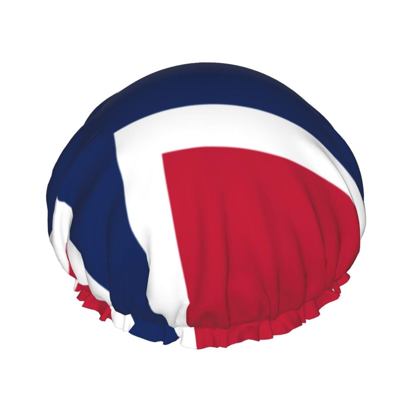 Norway Flag Prints Shower Cap Double Layer Lined Waterproof Bathing Shower Hat Beauty and Personal Care Hayyett