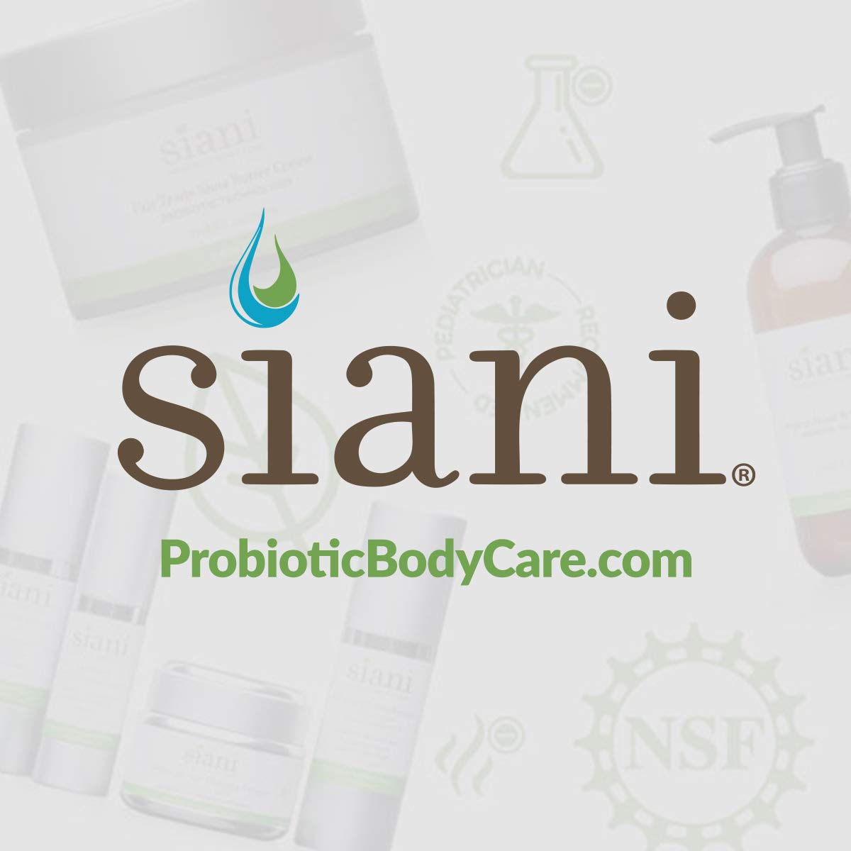 Advanced Eye Firming Creme with Botanicals, Pure Plant Oils, Organic Vitamins/Minerals, Probiotic Technology, Hyaluronic Acid, Fruit Based Glycolic Beauty & Personal Care SIANI