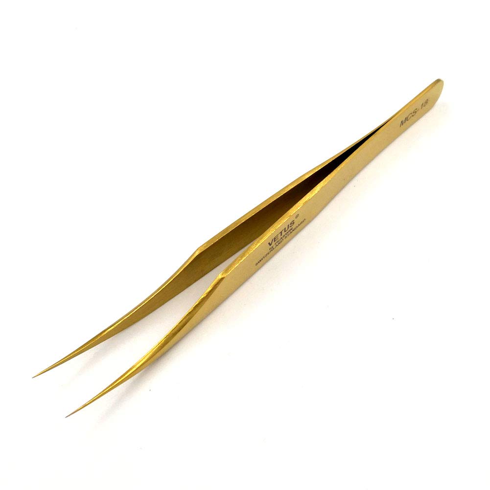 Vetus MCS Makeups Tweezers for Beauty Eyelashes Grip Picking Selection Works (MCS-18) Beauty and Personal Care Vetus
