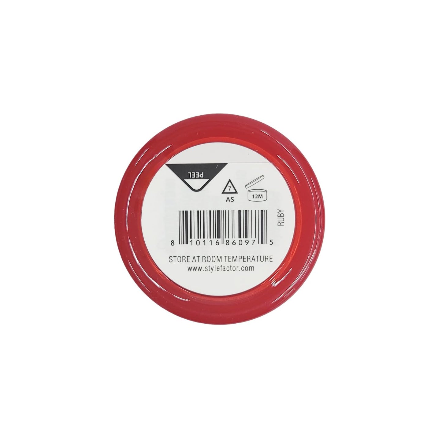 Style Factor Edge Booster Extra Strength and Moisture Rich Pomade 0.85oz Mini Travel Size (0.85oz, Pack of 1, Ruby) Beauty & Personal Care Style Factor