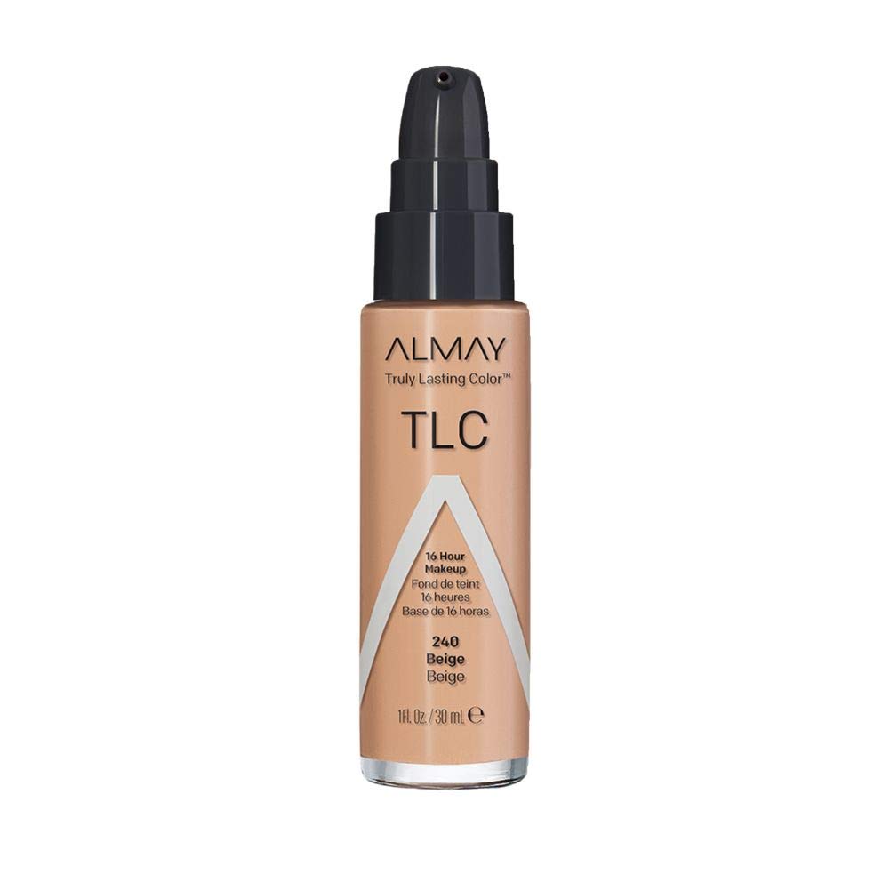 Almay Liquid Foundation, Truly Lasting Color, Long Wearing Natural Finish, Vitamin E and Lemon Extract, Hypoallergenic, Cruelty-Free, Dermatologist Beauty & Personal Care Almay