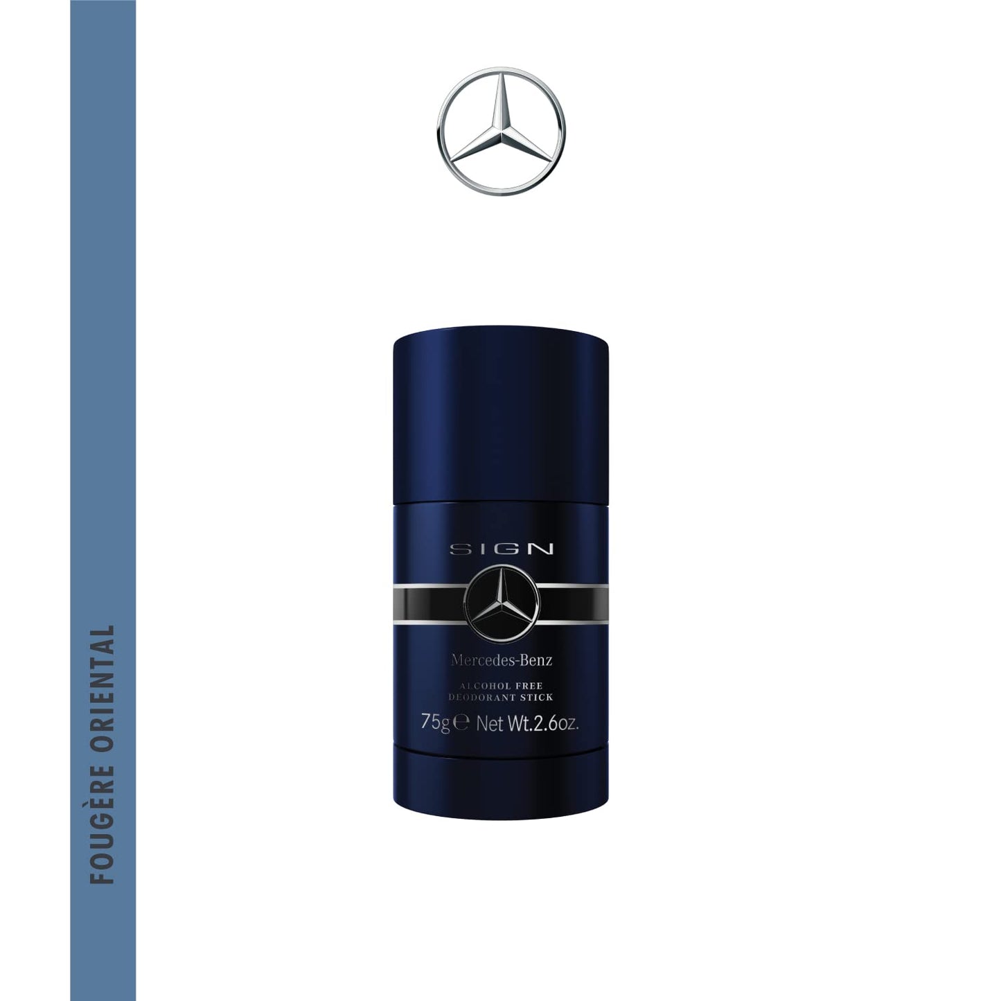 Mercedes-Benz Sign - Stick Deodorant for Men - Mens Deodorant Stick - Tonka Bean, Patchouli Fragrances - Alcohol Free Deodorant for Men - 2.6 oz Beauty and Personal Care Mercedes Benz